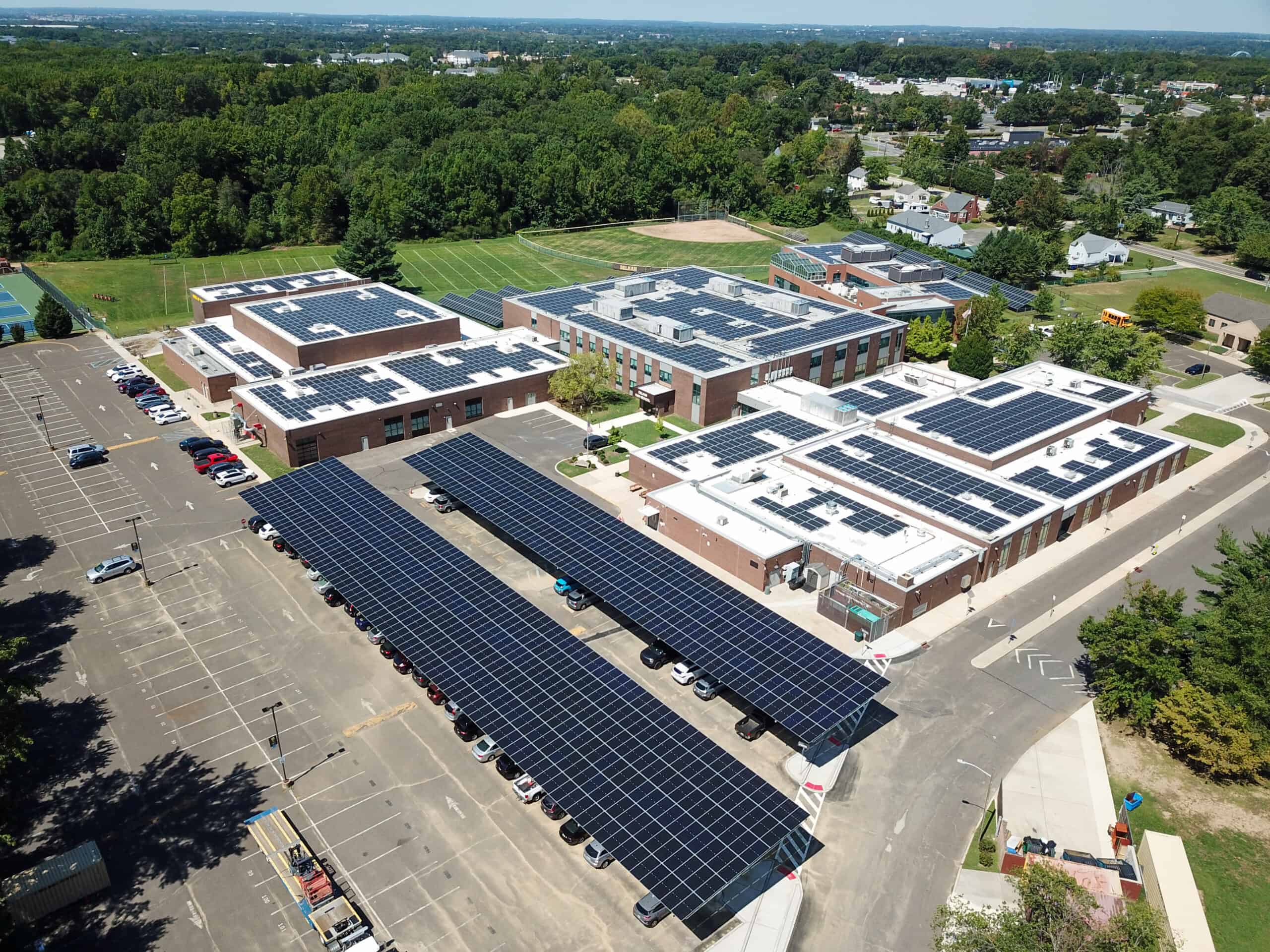 Delran High School - Solar Construction